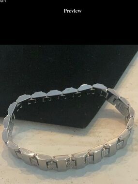 Stainless Steel Silver Link Bracelet Men Links Classic